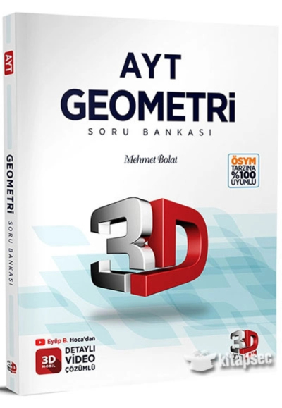 AYT 3D Geometri Tamamı Video Çözümlü Soru Bankası SegaCopy Fotokopi Merkezi