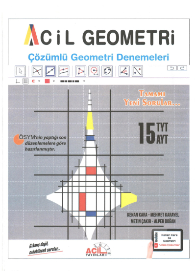 TYT AYT Acil Geometri 15 Çözümlü Denemeleri