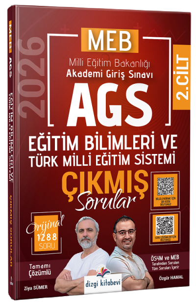 2026 MEB-AGS Eğitim Bilimleri ve Türk Milli Eğitim Sistemi Çıkmış Sorular Çözümlü Dizgi Kitap SegaCopy Fotokopi Merkezi