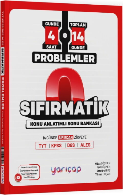 Problemler Sıfırmatik Konu Anlatımı Soru Bankası YarıÇap Yayınları SegaCopy Fotokopi Merkezi