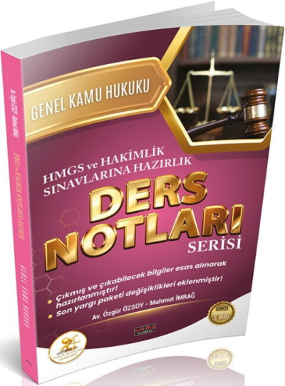 HUKAL HMGS HAKİMLİK Genel Kamu Hukuku Ders Notları Savaş Yayınları SegaCopy Fotokopi Merkezi