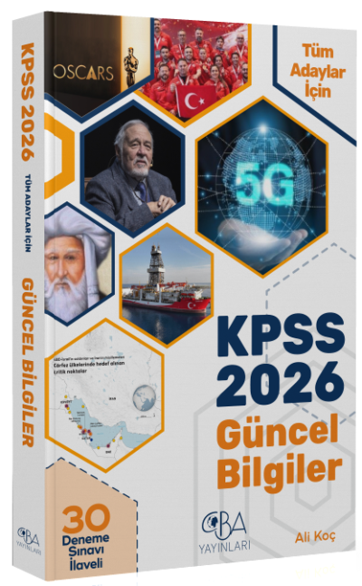 2026 KPSS Güncel Bilgiler Konu Anlatımı (30 Deneme İlaveli) CBA Yayınları SegaCopy Fotokopi Merkezi