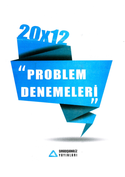 20X12 PROBLEM DENEMELERİ 2021 SegaCopy Fotokopi Merkezi