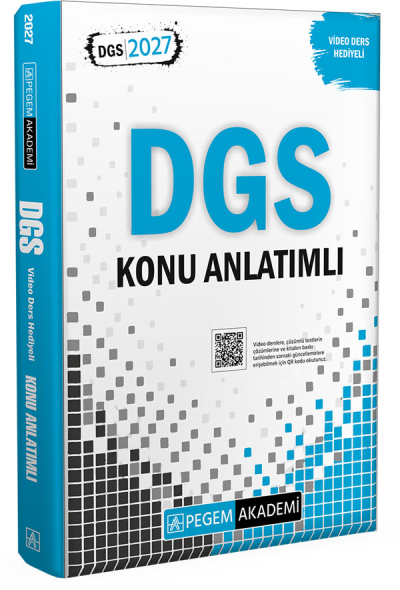 2027 DGS Konu Anlatımlı Pegem Akademi SegaCopy Fotokopi Merkezi