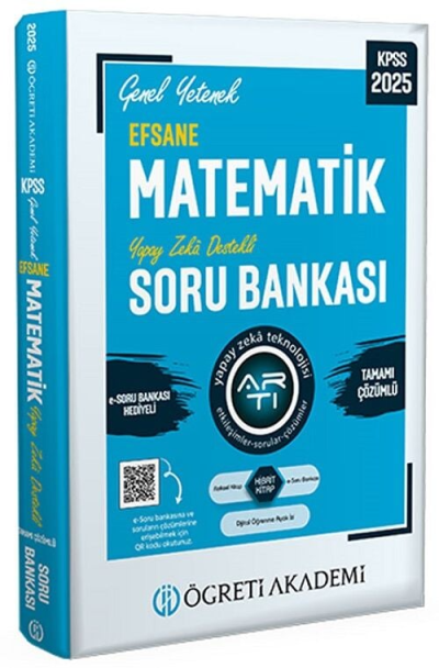 2025 KPSS Genel Yetenek Efsane Matematik Tamamı Çözümlü Soru Bankası Öğreti Akademi SegaCopy Fotokopi Merkezi