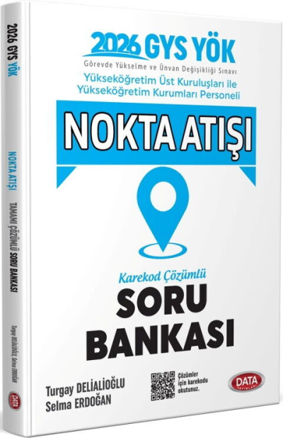 2026 YÖK GYS Nokta Atışı Soru Bankası Data Yayınları SegaCopy Fotokopi Merkezi