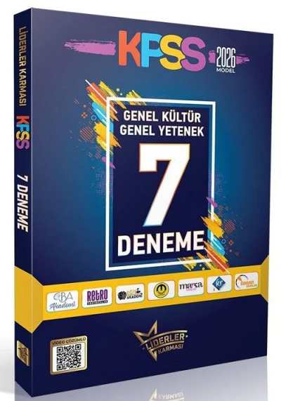 KPSS Genel Kültür Genel Yetenek 7 Deneme Liderler Karması SegaCopy Fotokopi Merkezi