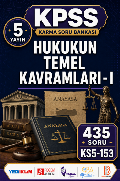 Hukukun Temel Kavramları - I 5 Yayın 435 Soru