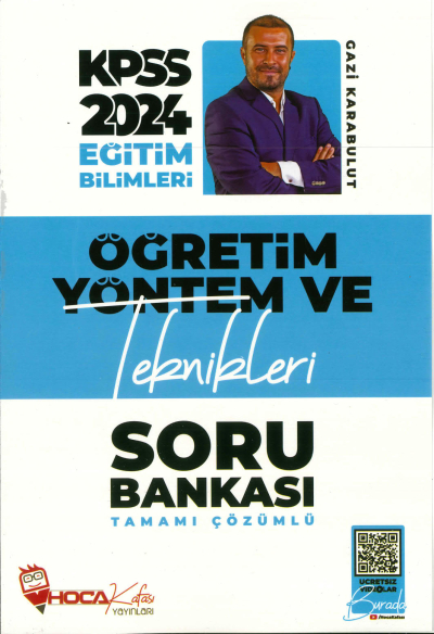 ÖĞRETİM YÖNTEM VE TEKNİKLERİ TAMAMI ÇÖZÜMLÜ SORU BANKASI HOCA KAFASI SegaCopy Fotokopi Merkezi