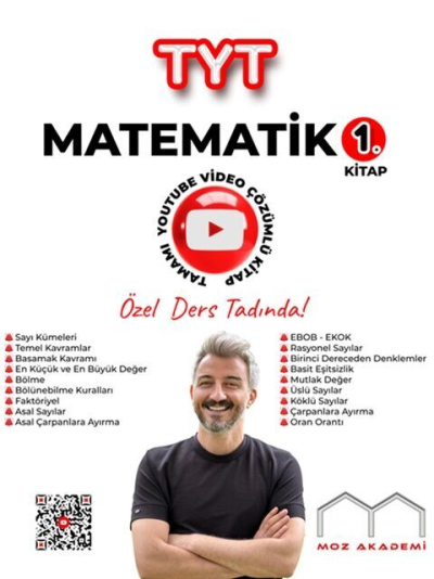 Moz Akademi TYT Matematik 1. Kitap Tamamı Çözümlü Soru Bankası SegaCopy Fotokopi Merkezi