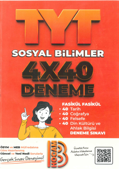 YKS TYT Sosyal Bilimler 4x40 Fasikül Deneme SegaCopy Fotokopi Merkezi