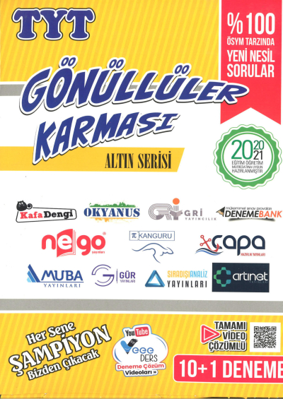 TYT Deneme Altın Serisi 10+1 SegaCopy Fotokopi Merkezi
