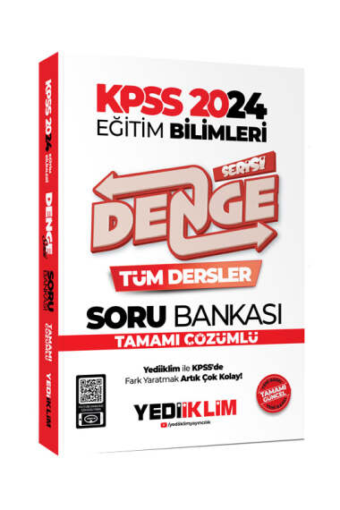 2024 KPSS Eğitim Bilimleri Denge Serisi Tamamı Çözümlü Tüm Dersler Soru Bankası SegaCopy Fotokopi Merkezi