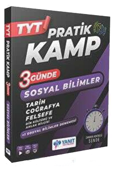 TYT Pratik Kamp 3 Günde Sosyal Bilimler Yanıt Yayınları SegaCopy Fotokopi Merkezi