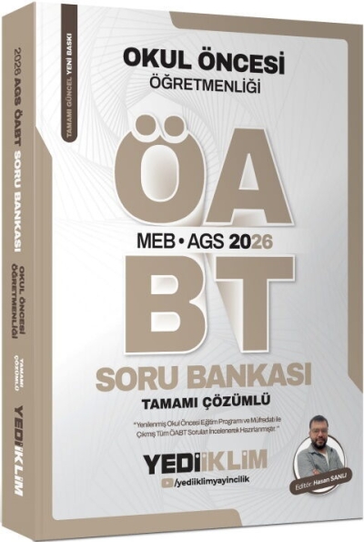 MEB AGS ÖABT Okul Öncesi Öğretmenliği Soru Bankası Tamamı Çözümlü Yediiklim Yayınları SegaCopy Fotokopi Merkezi