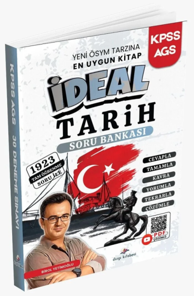 2026 KPSS MEB-AGS İdeal Tarih Soru Bankası Çözümlü - Birol Yetimoğlu Dizgi Kitap Yayınları SegaCopy Fotokopi Merkezi