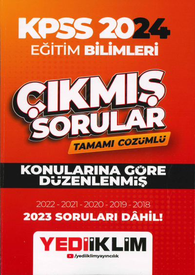 2018-2023 ÇIKMIŞ SORULAR TAMAMI ÇÖZÜMLÜ (KONULARINA GÖRE DÜZENLENMİŞ) SegaCopy Fotokopi Merkezi