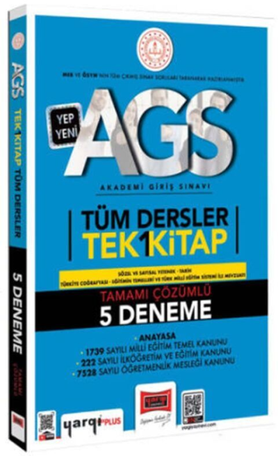 2025 MEB-AGS Tüm Dersler 5 Deneme Çözümlü Tek Kitap Yargı Yayınları SegaCopy Fotokopi Merkezi