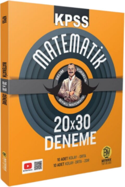 2026 KPSS Matematik 20 x 30 Deneme Bıyıklı Matematik SegaCopy Fotokopi Merkezi