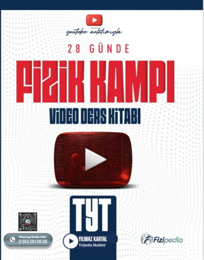 TYT Fizik 28 Günde Video Ders Kitabı Fizipedia Yayınları SegaCopy Fotokopi Merkezi