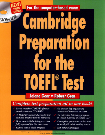 CAMBRIDGE PREPARATION FOR THE TOEFL TEST SegaCopy Fotokopi Merkezi