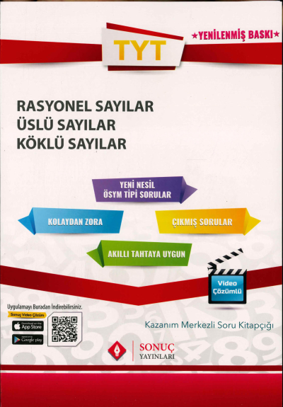 TYT RASYONEL - ÜSLÜ- KÖKLÜ SAYILAR SORU KİTAPÇIĞI SegaCopy Fotokopi Merkezi
