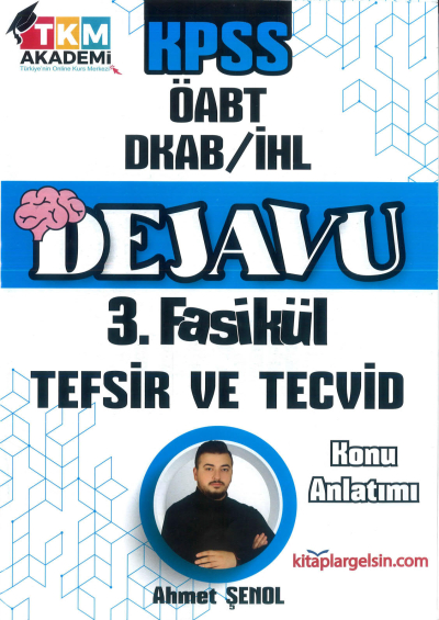 DEJAVU 3. FASİKÜL TEFSİR VE TECVİD SegaCopy Fotokopi Merkezi