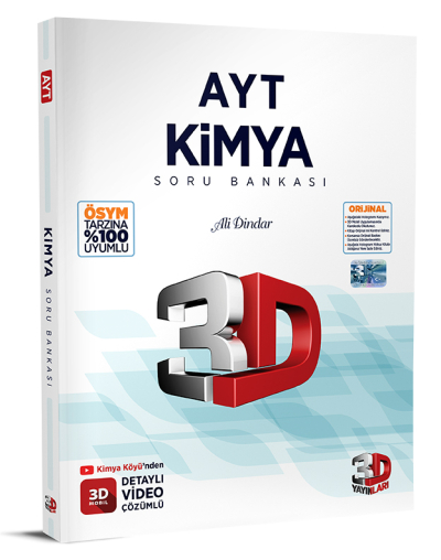 3D Yayınları Ayt Kimya Soru Bankası SegaCopy Fotokopi Merkezi