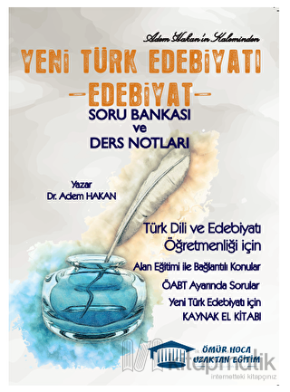 ÖABT YENİ TÜRK EDEBİYATI EDEBİYAT SORU BANKASI VE DERS NOTLARI SegaCopy Fotokopi Merkezi