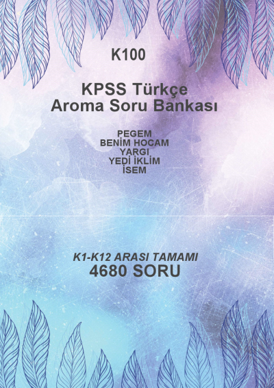 TÜRKÇE TAMAMI (K1-K12) --4680 SORU-- (K1-12 YAYINLARI: PEGEM- BENİM HOCAM- YARGI- YEDİ İKLİM - İSEM) SegaCopy Fotokopi Merkezi