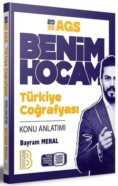 2025 MEB-AGS Türkiye Coğrafyası Konu Anlatımı Benim Hocam Yayınları