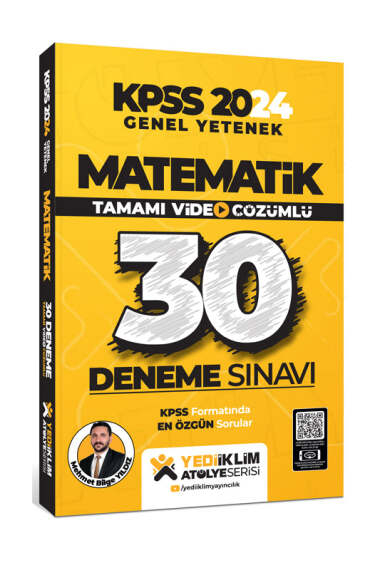 2024 KPSS Matematik Tamamı Video Çözümlü 30 Deneme Atölye Serisi SegaCopy Fotokopi Merkezi