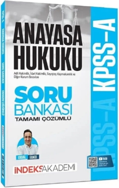 KPSS A Grubu Anayasa Hukuku Soru Bankası Çözümlü - Erdal Fanid İndeks Akademi Yayıncılık