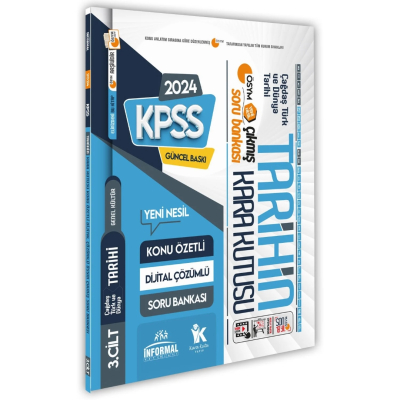 TARİHİN KARAKUTUSU ÇIKMIŞ SORU BANKASI 3. CİLT (ÇAĞDAŞ TÜRK VE DÜNYA TARİHİ) SegaCopy Fotokopi Merkezi