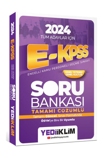 E-KPSS TÜM DERSLER SORU BANKASI TAMAMI ÇÖZÜMLÜ SegaCopy Fotokopi Merkezi