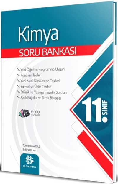 11. Sınıf Kimya Soru Bankası Video Çözümlü Bilgi Sarmal Yayınları SegaCopy Fotokopi Merkezi