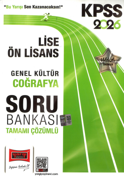 COĞRAFYA 2026 KPSS Lise Ön Lisans GK-GY Tüm Dersler Tamamı Çözümlü Modüler Soru Bankası Yargı Yayınları