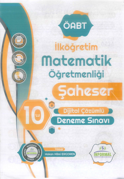 ŞAHESER 10'LU DİJİTAL ÇÖZÜMLÜ DENEME SINAVI İLKÖĞRETİM MATEMATİK SegaCopy Fotokopi Merkezi