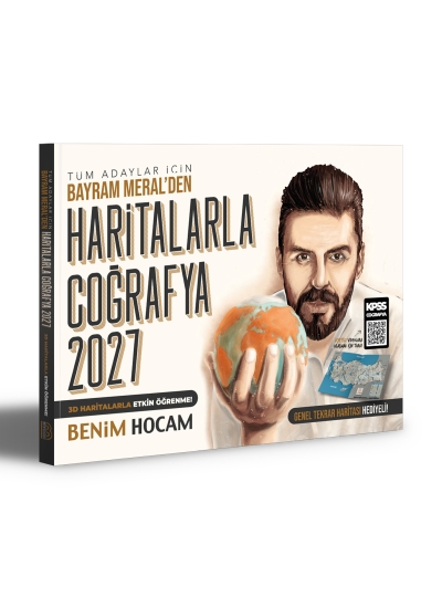 2027 Tüm Adaylar İçin Haritalarla Coğrafya Konu Anlatımı Benim Hocam Yayınları