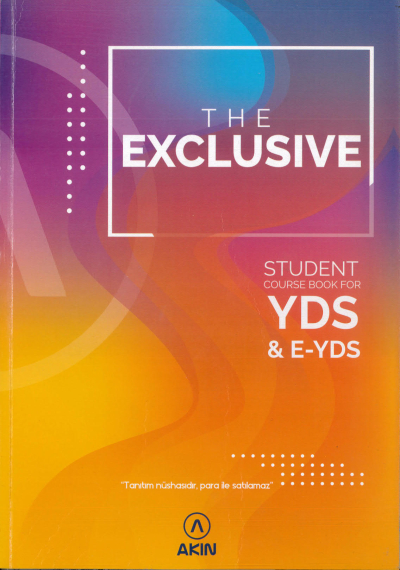 THE EXCLUSIVE STUDENT COURSE BOOK FOR YDS & E-YDS SegaCopy Fotokopi Merkezi