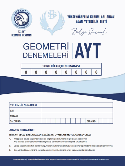 AYT GEOMETRİ DENEMELERİ 12*14