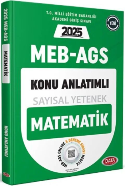 2025 MEB AGS Sayısal Yetenek Matematik Konu Anlatımlı Data Yayınları SegaCopy Fotokopi Merkezi