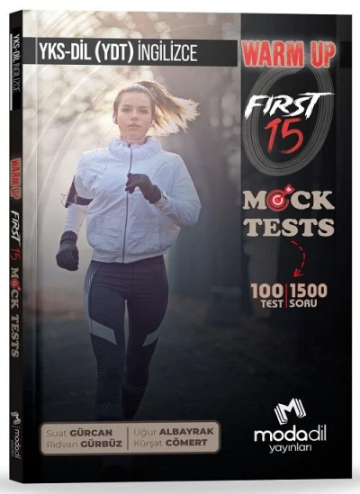 YKSDİL İngilizce WARM UP First 15 Mock Tests Modadil Yayınları SegaCopy Fotokopi Merkezi