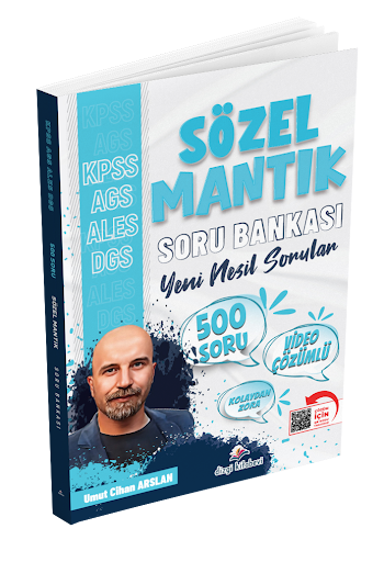 KPSS MEB-AGS ALES DGS Sözel Mantık Soru Bankası Çözümlü Dizgi Kitap SegaCopy Fotokopi Merkezi