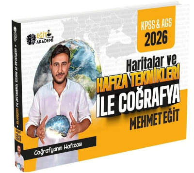 2026 MEB AGS KPSS Mehmet Eğit Haritalar ve Hafıza Teknikleriyle Coğrafya Eğit Akademi SegaCopy Fotokopi Merkezi