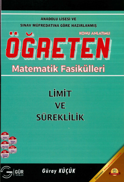 TYT-AYT ÖĞRETEN MATEMATİK LİMİT VE SÜREKLİLİK KONU ANLATIMLI SegaCopy Fotokopi Merkezi