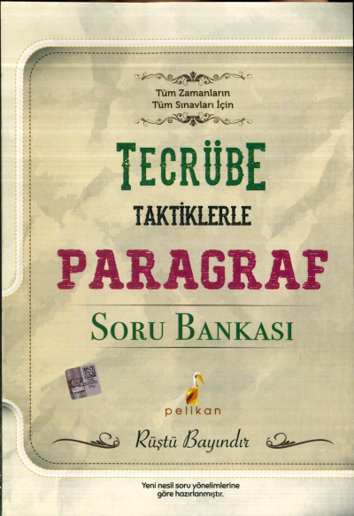 TECRÜBE TAKTİKLERLE PARAGRAF SORU BANKASI