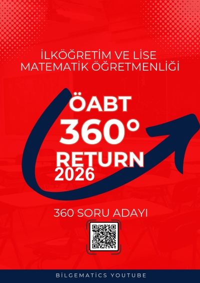BilgeMatics Hüseyin Hoca ÖABT Matematik 360 Return 360 Soru Adayı SegaCopy Fotokopi Merkezi