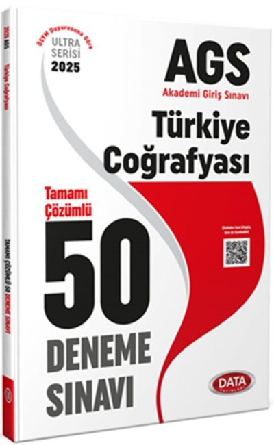 2025 AGS Türkiye Coğrafyası Tamamı Çözümlü 50 Deneme Sınavı Data Yayınları SegaCopy Fotokopi Merkezi