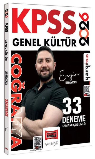 2026 KPSS Coğrafya 33 Deneme Çözümlü Engin Eraydın Yargı Yayınları SegaCopy Fotokopi Merkezi